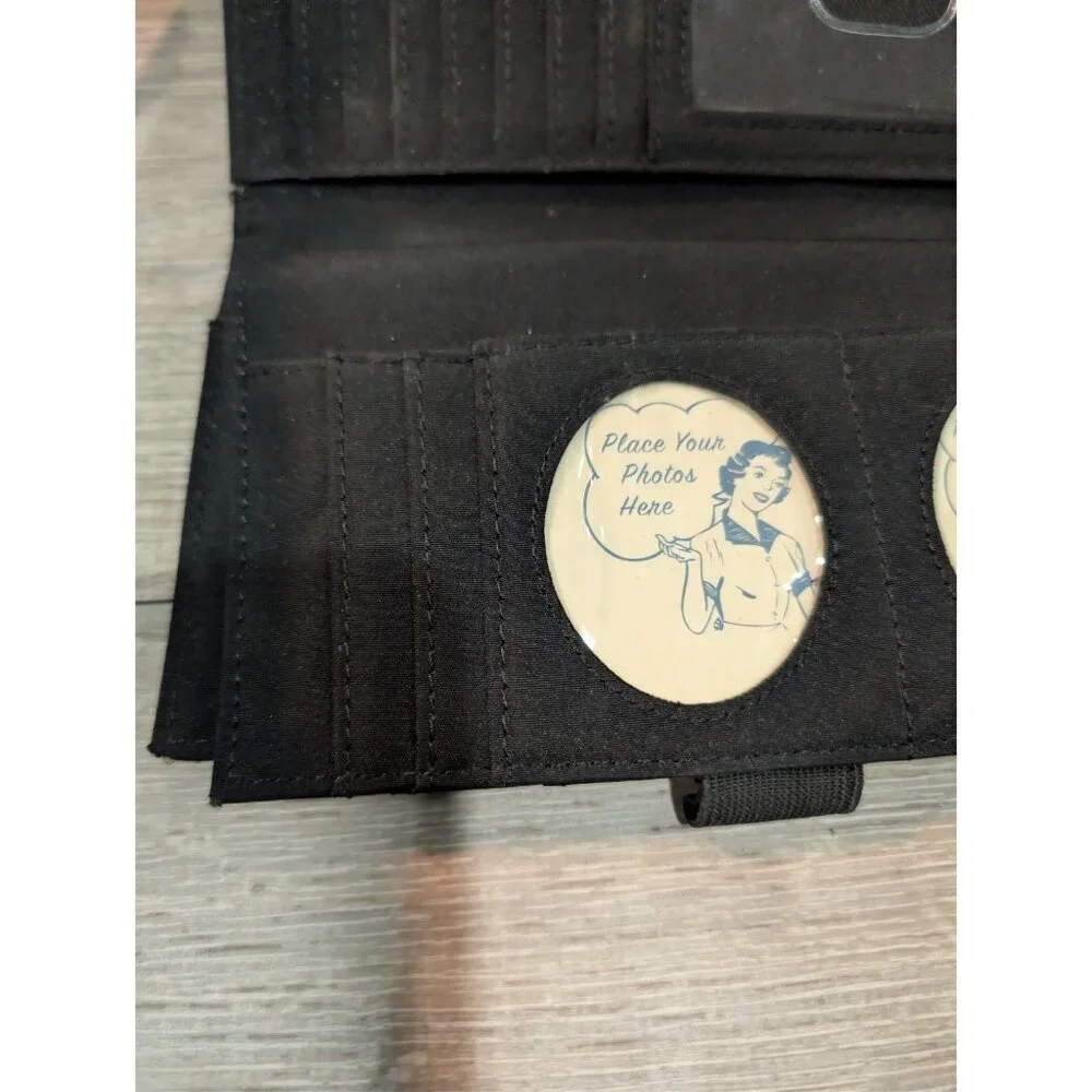 Fossil Leopard Cheetah Print Brown Nylon Wallet 4